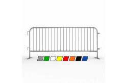 China Blue Portable Crowd Control Barriers Fence With Flat Feet supplier