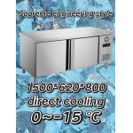 250W 220V Commercial Undercounter Fridge Freezer 280L Water Resistant for sale