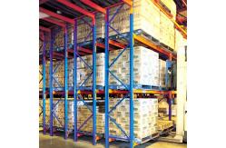 China Steel Double Deep Pallet Stacking System For Heavy Duty Pallet Organization supplier
