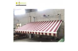 China Balcony Aluminium Waterproof Retractable Awning With Rain Channel Half Box On The Top supplier