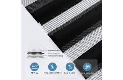 China Modern Polyester Fiber Day And Night Material Windows Zebra Blinds Fabric supplier