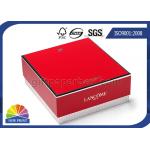 Two Piece Rigid Gift Box Packaging , Full Color Printing Square Paper Rigid box for sale