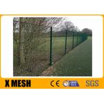 Powder Coated 8mm Twin Wire Mesh Fencing Welded Panel For Commercial for sale