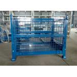 Portable Warehouse Storage Cages On Wheels Customized Sizes / Colors for sale
