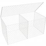 Double Twisted HDG Galvanized 8x10cm Gabion Baskets Stone Filled Wire Cages for sale