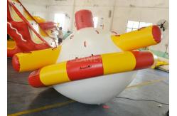 China Disco Boat Inflatable Water Games Towable Crazy UFO Shape 2 Years Warranty supplier