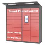 Outside Self Service Parcel Delivery Pick Up Locker With App Smart Kiosk for sale