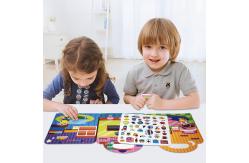 China SGS Children'S Creative Sticker Book OffSet Printing For Education supplier