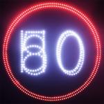 EN12966 SMD LED VMS Speed Limit Signs For Highway Road Safety for sale