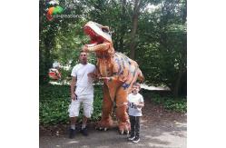 China Customization 4.5 Meters Animatronic T Rex Costume With LED Light supplier