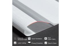 China 100% Polyester Outlet Roller Blind Zebra Fabric with Wooden Pattern supplier
