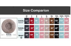 China 40CM Soft Plush Round Calming Dog Bed Oval Cushion Multifunction supplier