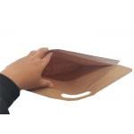 Brown Kraft 12x16 Inch Recycled Paper Bags With Handles Eco Friendly for sale
