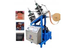 China PU Leather Logo Embossing Machine Four Column Structure 5KW supplier
