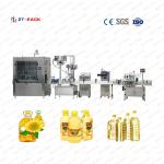 PET Bottle Cookie Edible Sunflower Oil Filling Packing Machine Stainless Steel 316 for sale