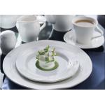 KX Series 20Pcs Irregular White Porcelain Dinnerware Sets for sale