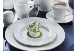 China KX Series 20Pcs Irregular White Porcelain Dinnerware Sets supplier