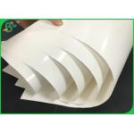 60G + 10G PE Film Wrapping White Kraft Paper Roll 1250mm Width With Food Certified for sale