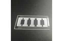 China Customization Quartz Glass Sheet High Purity Grooved supplier