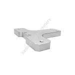Customized CNC Custom Machined Aluminum Parts Connection Plate For Food Equipment
