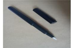 China Simple Style Felt Tip Eyeliner With Steel Ball , Black Pencil Eyeliner Plastic Material supplier