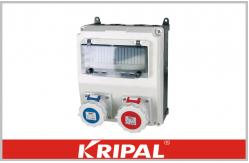 China IP44 Indoor Plastic Electrical Distribution Box for Standby Power Supply supplier