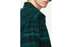 China New Collection Long Sleeve Plaid Oversozed Shirts for Men supplier