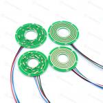 6 Circuits 10A Pancake Slipring High Rotating Speed Standard Slip Ring IP51 for sale