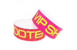 China Customized Events Paper Wristbands Disposable Wristband Id Wristband supplier