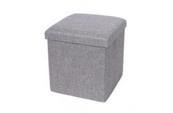 China Satin folding storage box chair supplier