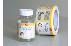 China Private Tablet Pill Strong Adhesive Labels , Sticker Labels For Bottles supplier