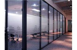 China Glass Room Dividers Operable Folding Partition Walls Less Then 3 M Height supplier