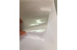 China High Visibility PVC Honeycomb Reflective Flex Banner Printable For Advertisement Light Box supplier