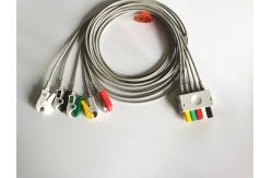 China IEC AHA 1.2m Length ECG Clip Leadwires Siemens Drager 3/5 supplier