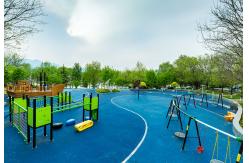 China SBR System running track Sound Insulation EPDM Playground Surface supplier
