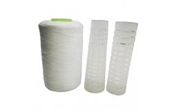 China High Tenacity 30/2 Raw White100% Polyester Spun Sewing Yarn With Cheap Price supplier