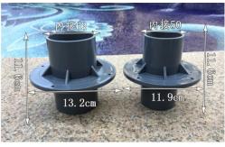 China 1.5 inch Embedded swimming pool pump pipe connections supplier