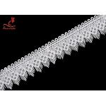 3Cm Milk Yarn Water Soluble Lace Embroidery French Tulle Flower African Lace Trim Trimming Ribbon Border for sale