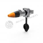 IP65 Waterproof Rj45 Male And Female Connector Metal Button Upgrade Model for sale