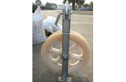 China 20KN Rated Load Transmission Line Stringing Tools Rubber Lined Aluminium Sheave supplier
