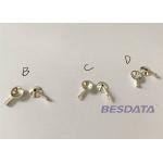 Medical Pure Silver EEG Gold Cup Electrodes For Researching Neurofeedback Sleep