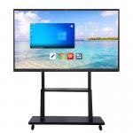 Qtenboard Touch Screen Interactive Smart White Board Floor Stand Conference Whiteboard