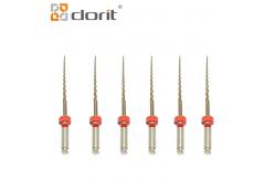 China Gold Heat Endo Rotary Files Nickel Titanium Similar To Protaper Endodontic Files supplier
