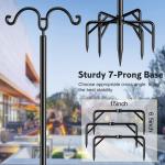 OEM Outdoor String Light Pole Bracket Powder Coating Finish