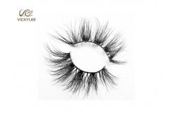 China Natural Black 7D Effect 24mm Permanent Eyelash Extensions supplier
