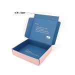Printed Custom Apparel Packaging Boxes Garment Packing Recycle 2.15mm Thickness for sale