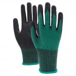 ANSI A2 18 Gauge Cut Resistant Safety Gloves Textured Nitrile Coating Reinforced Thumb Saddle for sale
