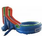Simplest inflatable water slide inflatable short slide with pool for children outdoor water slide for sale
