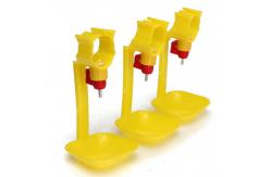 China Hanging Drip Cups Poultry Drinking Line Parts Nipple Drinkers For Broilers supplier