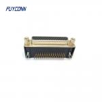 High Density Right Angle PCB D-SUB Connector 15 / 26 / 44 / 62 Pin for sale